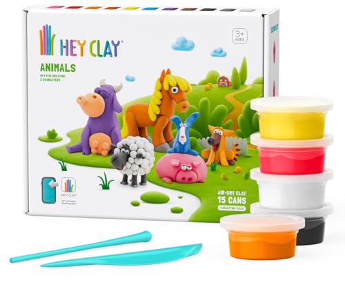 Hey Clay Set Tiere, 15 Stück Hey Clay Set Tiere, 15 Stück von Hey Clay