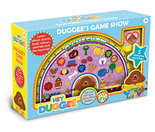 Hey Duggee HD24 Eichhörnchen Game Show Spielzeug Hilft bei der Entwicklung des Kindes, Lernen, Hören, Charakter, Objekt-und Farberkennung, Kognition und Motorik, ab 3 Jahren, Mehrfarbig, S Hey Duggee HD24 Eichhörnchen Game Show Spielzeug Hilft bei der Entwicklung des Kindes, Lernen, Hören, Charakter, Objekt-und Farberkennung, Kognition und Motorik, ab 3 Jahren, Mehrfarbig, S von Hey Duggee