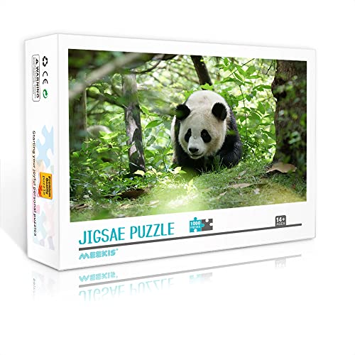 1000 Teile Minipuzzle für Erwachsene Panda Klassisches Puzzle Familienspiel Puzzle DIY Geschenk (38x26cm Kartonpuzzle) Puzzles für Erwachsene und Kinder von Heyazc
