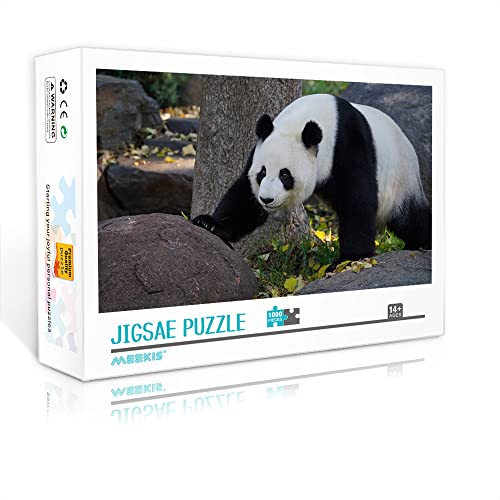 1000 Teile Minipuzzle für Erwachsene Panda Klassisches Puzzle Lässiges Denksportpuzzle (38x26cm Kartonpuzzle) Puzzles für Erwachsene und Kinder von Heyazc