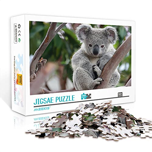 Mini-Puzzle für Erwachsene 1000 Teile Koala Puzzle-Set Unzip Lernspiele (Kartonpuzzle 38x26cm) Puzzles für Erwachsene und Kinder von Heyazc
