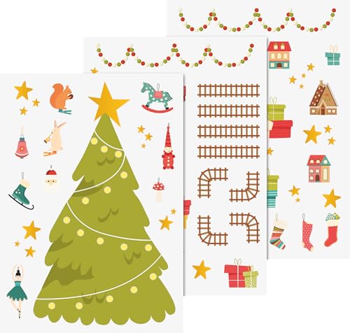 Heyda Fenster Sticker „Weihnachten“ | 210×297 mm, bunt, 3 Blatt Heyda Fenster Sticker „Weihnachten“ | 210×297 mm, bunt, 3 Blatt von Heyda