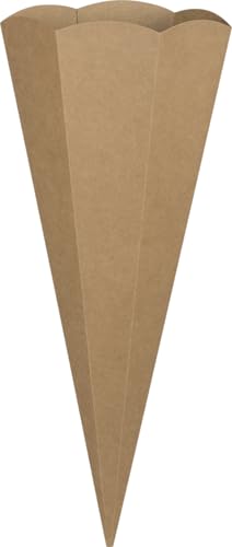Heyda Schultüten-Zuschnitt | 69 cm, 400 g/m², Natur 5 Stück von Heyda