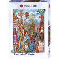 Heye - Blue Gate / Charming Village, 500 Teile von Athesia