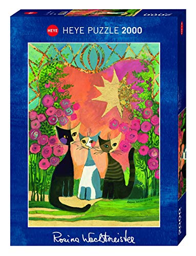 Heye-Rosen-gestempelte Puzzles (2000 Teile, Mehrfarbig), 96,6 x 68,8 x 2 Zentimeter von HEYE