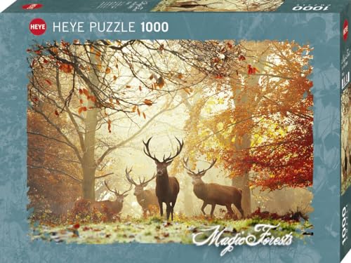 HEYE 29805 Stags Standard 1000 Teile, Magic Forests, Brown von Heye
