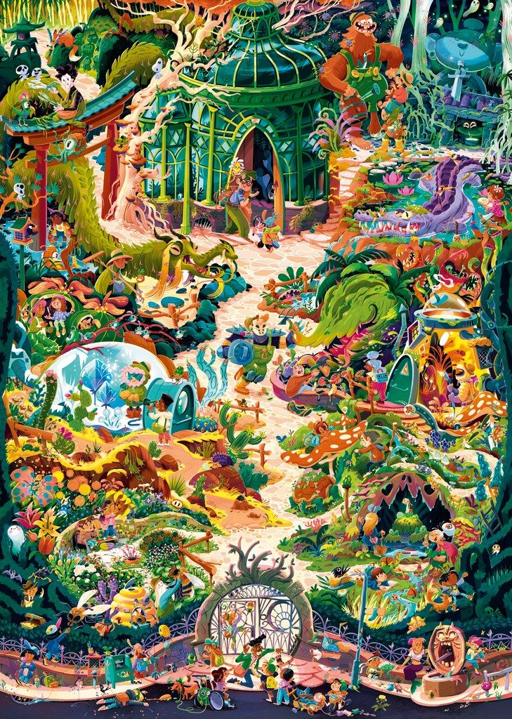 Heye Botanischer Garten 2000 Teile Puzzle Heye-30088 von Heye