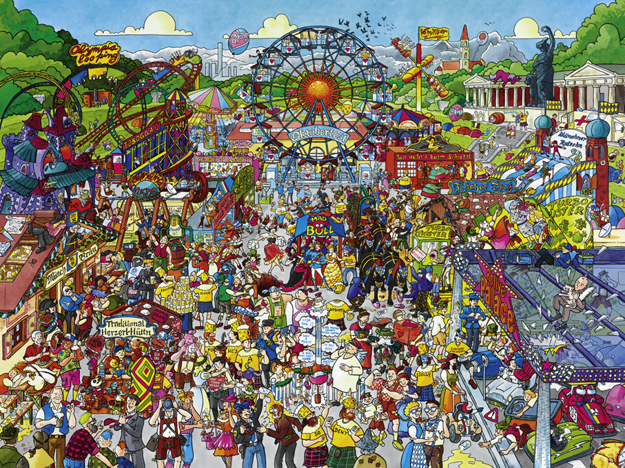 Heye Christoph Schöne - Oktoberfest 1500 Teile Puzzle Heye-29842 von Heye