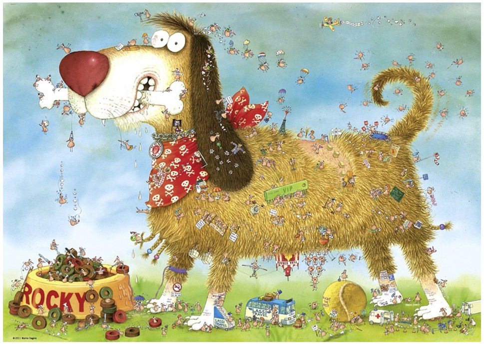 Heye Degano: Hundeleben 1000 Teile Puzzle Heye-30066 Heye Degano: Hundeleben 1000 Teile Puzzle Heye-30066 von Heye