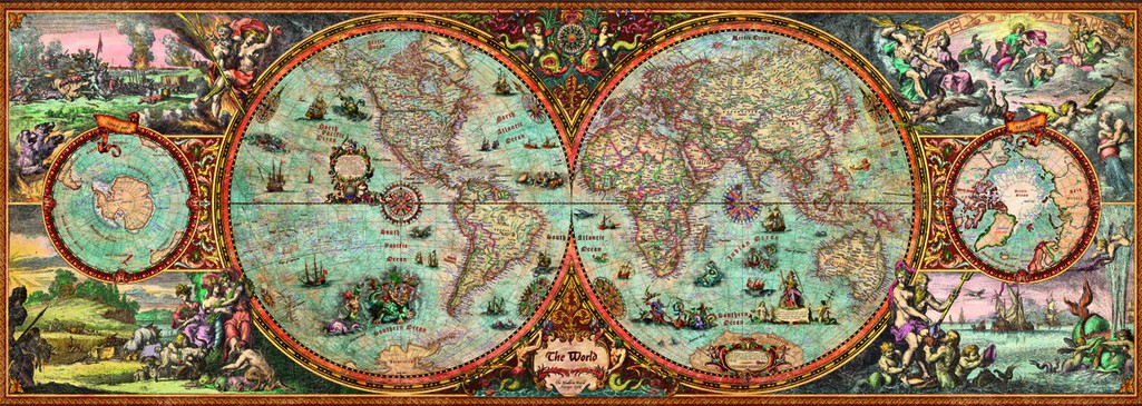 Heye Die Welt 6000 Teile Puzzle Heye-29615 von Heye