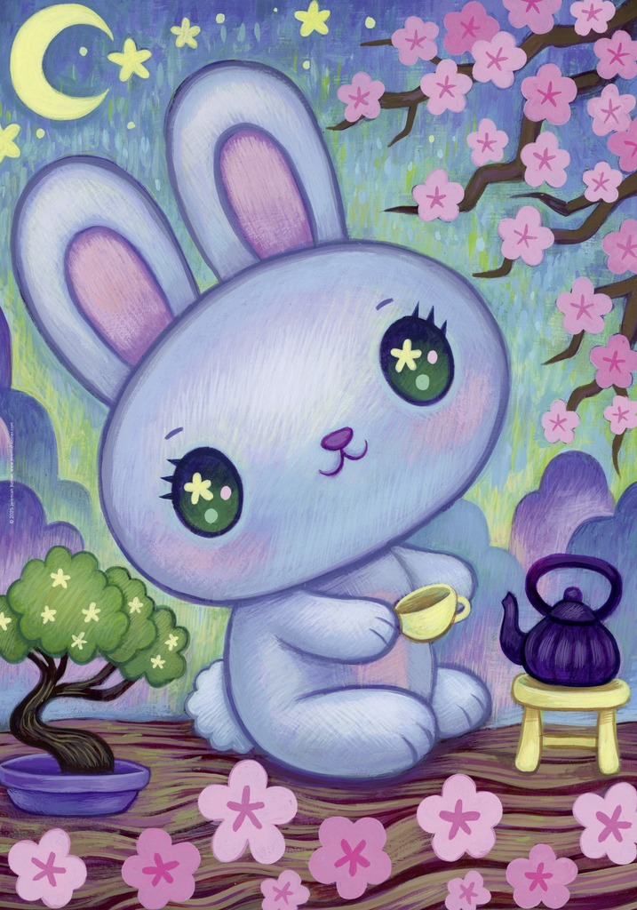 Heye Dreaming - Bunny Zen Garden 500 Teile Puzzle Heye-30107 von Heye