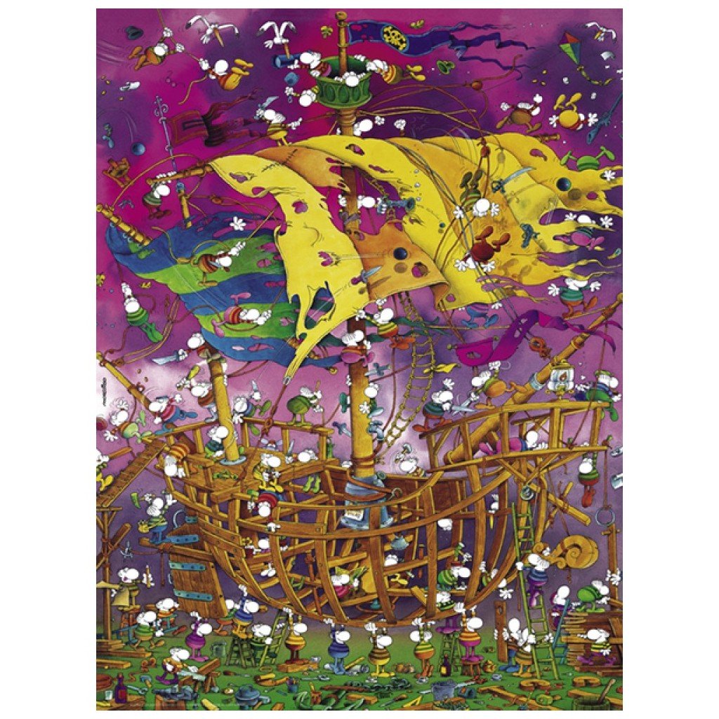Heye Guillermo Mordillo - Save the Ship 1500 Teile Puzzle Heye-29924 von Heye