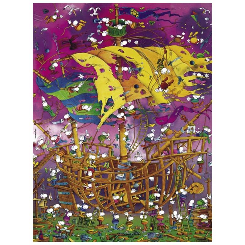 Heye Guillermo Mordillo - Save the Ship 1500 Teile Puzzle Heye-29924 von Heye