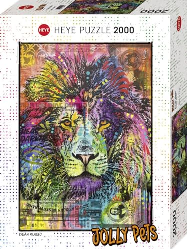 Heye HY29894 Lion´s Heart, Dean Russo Puzzle, White Heye HY29894 Lion´s Heart, Dean Russo Puzzle, White von Heye