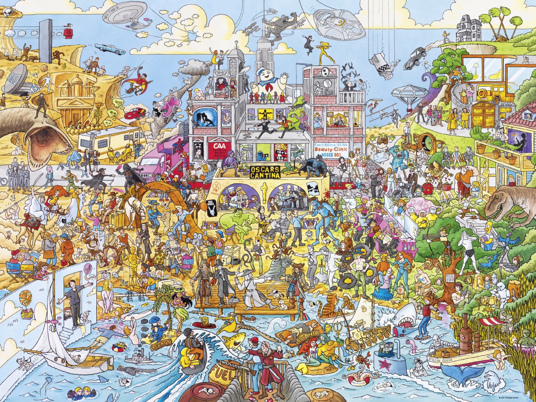 Heye Hollyworld 1500 Teile Puzzle Heye-29995 Heye Hollyworld 1500 Teile Puzzle Heye-29995 von Heye