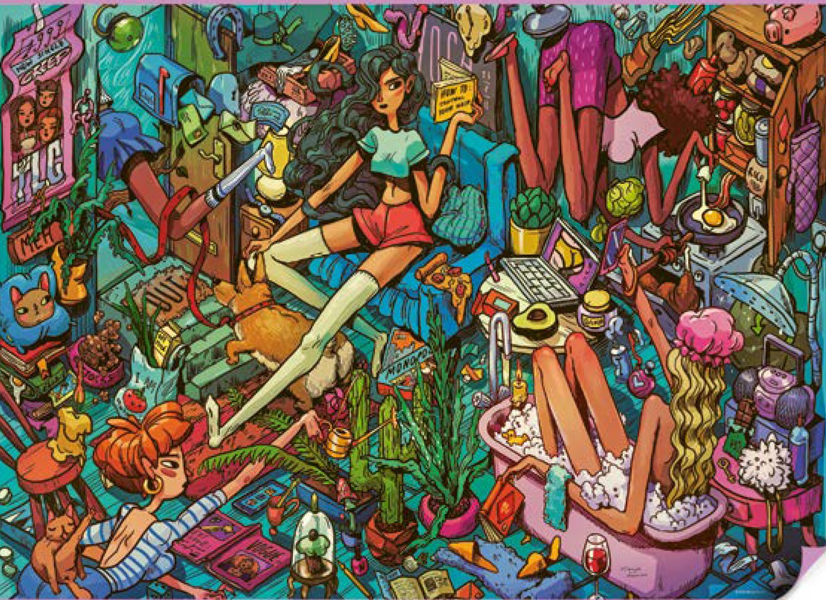 Heye Homely Housemates 1000 Teile Puzzle Heye-30022 Heye Homely Housemates 1000 Teile Puzzle Heye-30022 von Heye