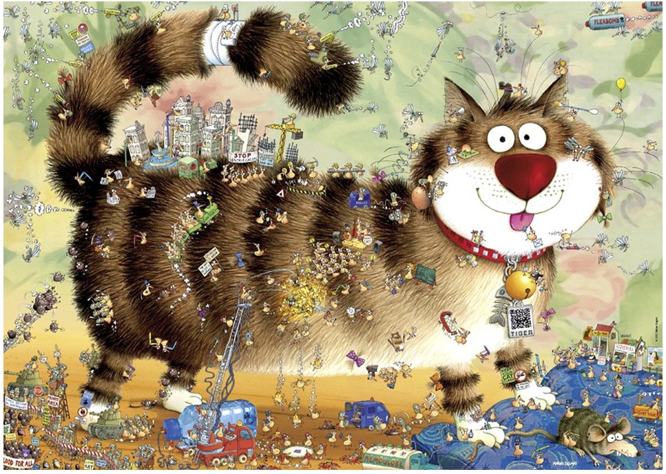 Heye Katzenleben 1000 Teile Puzzle Heye-30067 Heye Katzenleben 1000 Teile Puzzle Heye-30067 von Heye