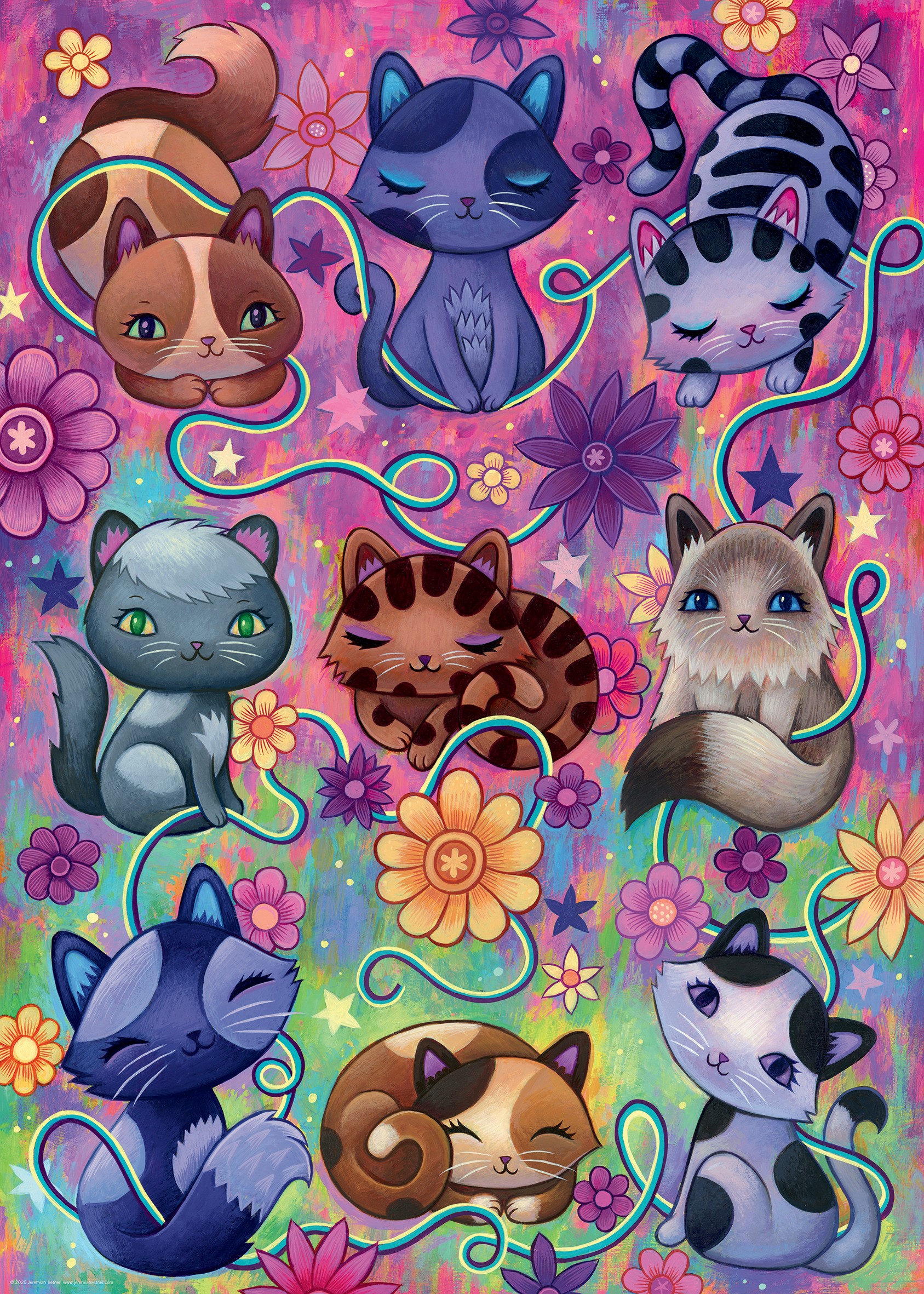 Heye Kitty Cats 1000 Teile Puzzle Heye-29955 von Heye