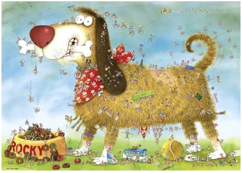 Heye Look Closely - At The Dog 1000 Teile Puzzle Heye-30066 von Heye