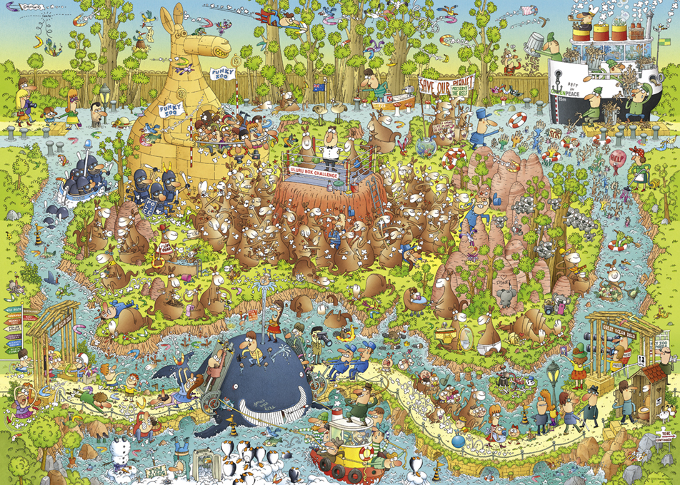Heye Marino Degano - Australian Habitat 1000 Teile Puzzle Heye-29870 Heye Marino Degano - Australian Habitat 1000 Teile Puzzle Heye-29870 von Heye