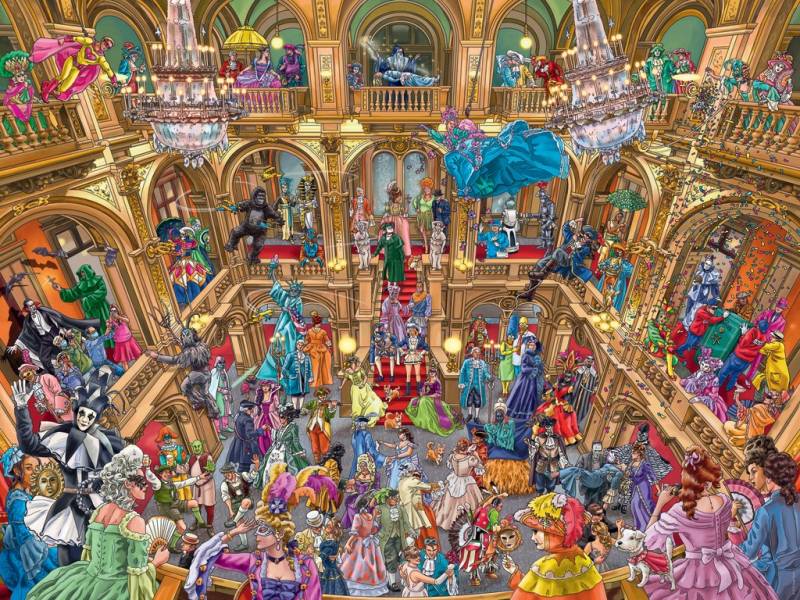 Heye Masked Ball 1500 Teile Puzzle Heye-30023 von Heye