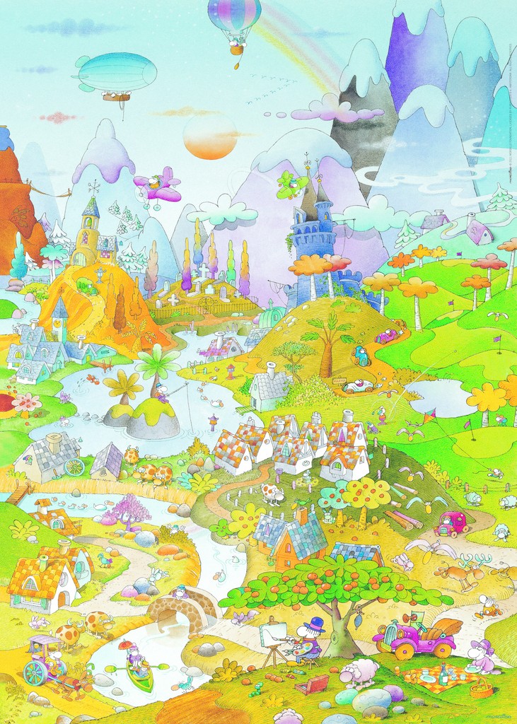 Heye Mordillo - Idyll by The Lake 1000 Teile Puzzle Heye-29987 Heye Mordillo - Idyll by The Lake 1000 Teile Puzzle Heye-29987 von Heye