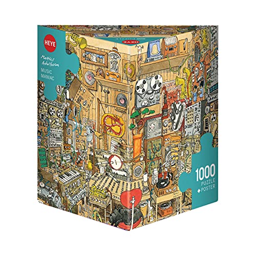 Heye Music Maniac, Adolfsson 1000 Teile Puzzle, Silver Heye Music Maniac, Adolfsson 1000 Teile Puzzle, Silver von Heye