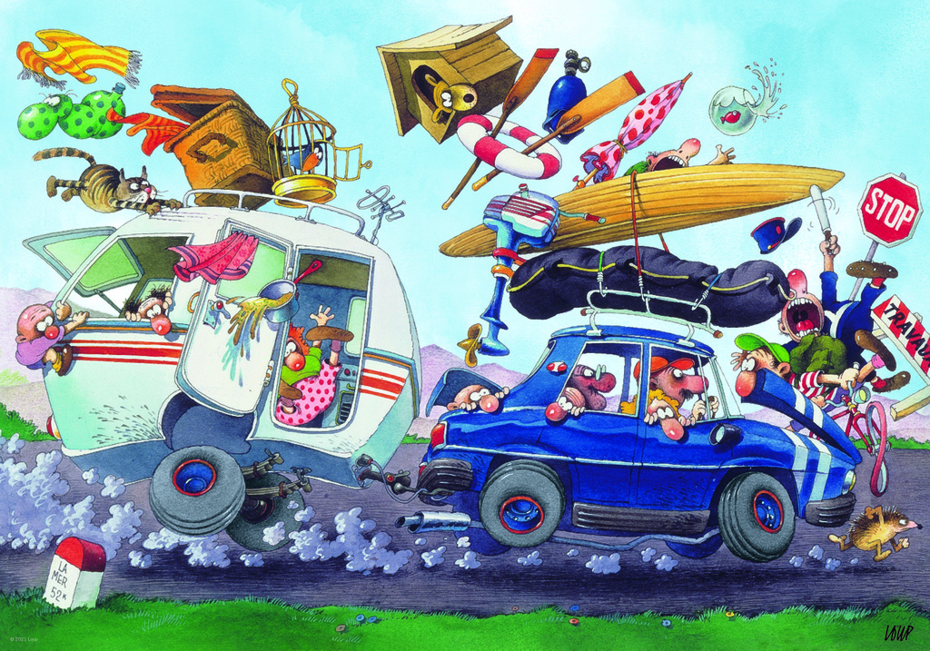 Heye Off On Holiday 500 Teile Puzzle Heye-29988 Heye Off On Holiday 500 Teile Puzzle Heye-29988 von Heye