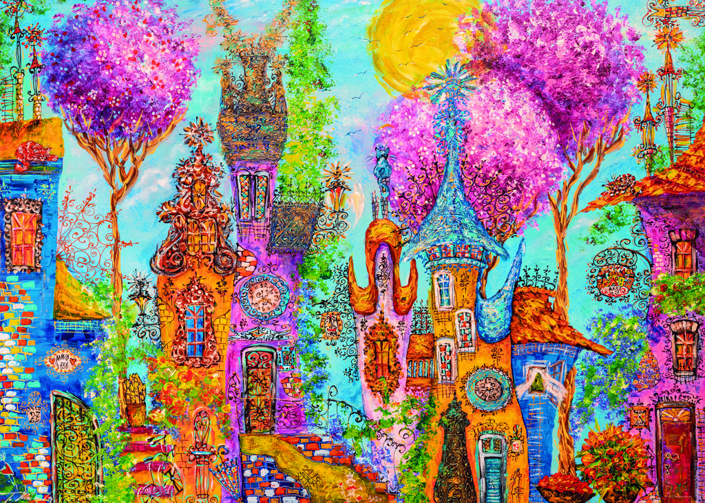 Heye Pink Trees 1000 Teile Puzzle Heye-30012 Heye Pink Trees 1000 Teile Puzzle Heye-30012 von Heye