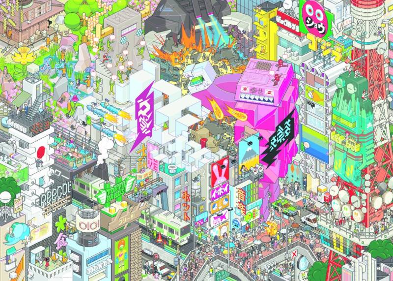 Heye Pixorama - Tokyo quest 1000 Teile Puzzle Heye-29981 von Heye