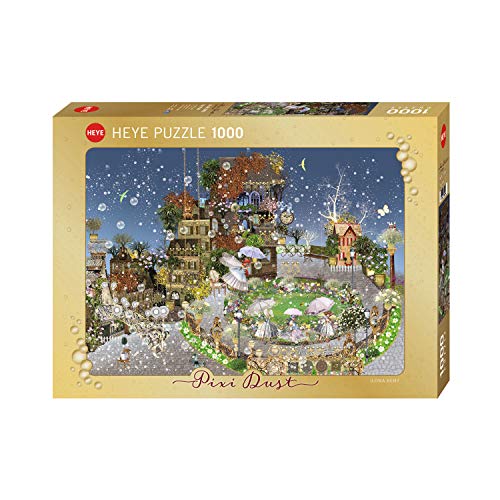 Heye HY29919 Fairy Park, Pixie Dust, Ilona Reny Puzzle, Yellow von Heye