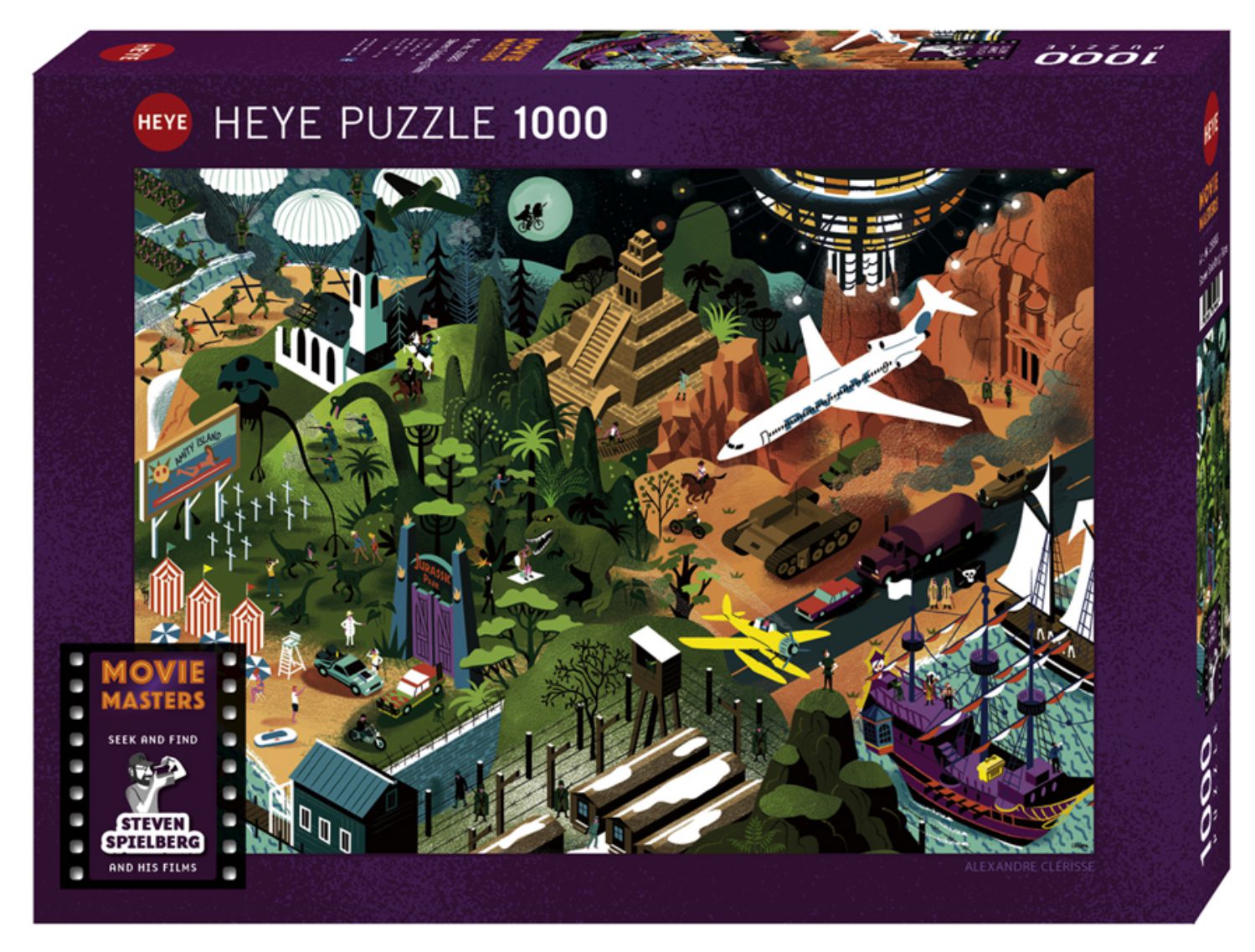 Heye Puzzle 1000 Teile - Steven Spielberg Films - von Heye