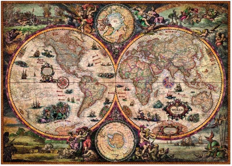 Heye Map Art - Vintage World 2000 Teile Puzzle Heye-29666 Heye Map Art - Vintage World 2000 Teile Puzzle Heye-29666 von Heye