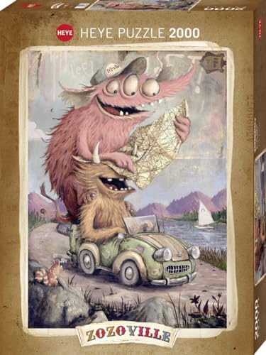 Heye Road Trippin´, Zozoville 2000 Teile Puzzles, Multicolor Heye Road Trippin´, Zozoville 2000 Teile Puzzles, Multicolor von Heye