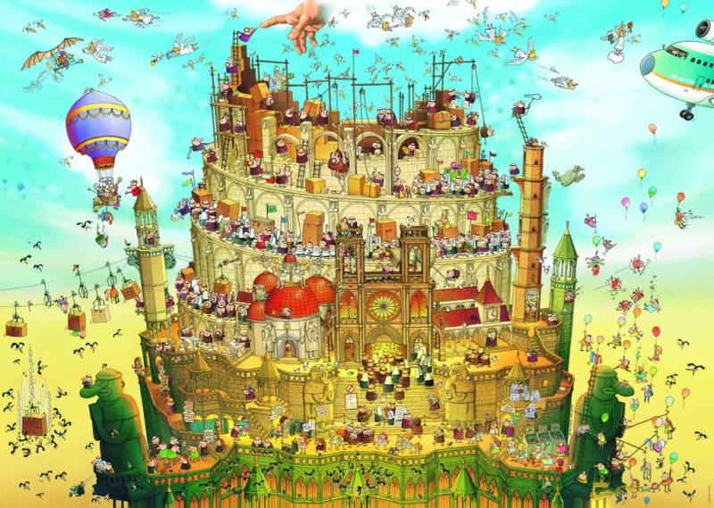 Heye That's Life - High Above 2000 Teile Puzzle Heye-30014 von Heye