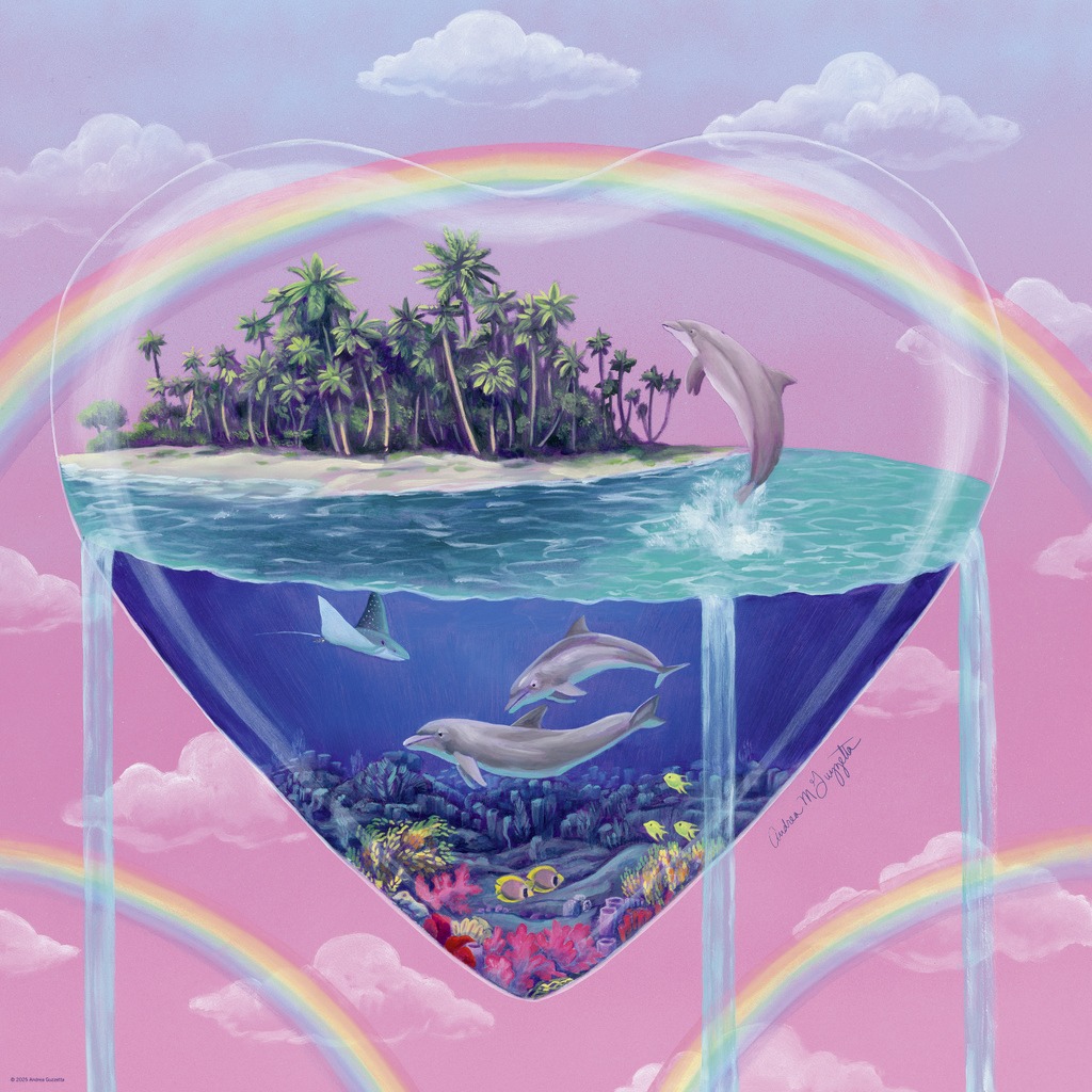 Heye Tiny Worlds - The Dolphins 1000 Teile Puzzle Heye-30103 von Heye