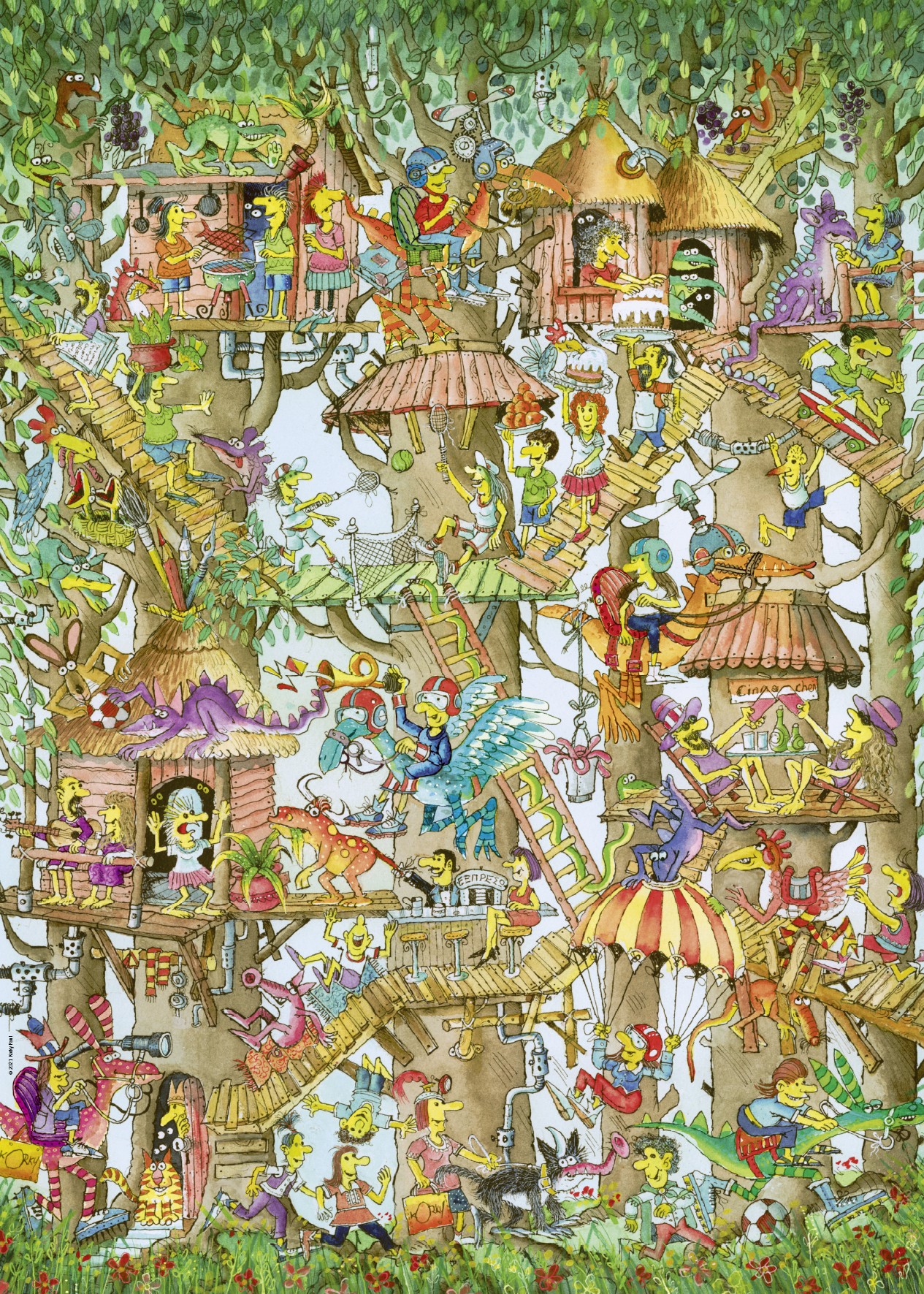 Heye Tree Lodges 1000 Teile Puzzle Heye-29990 Heye Tree Lodges 1000 Teile Puzzle Heye-29990 von Heye