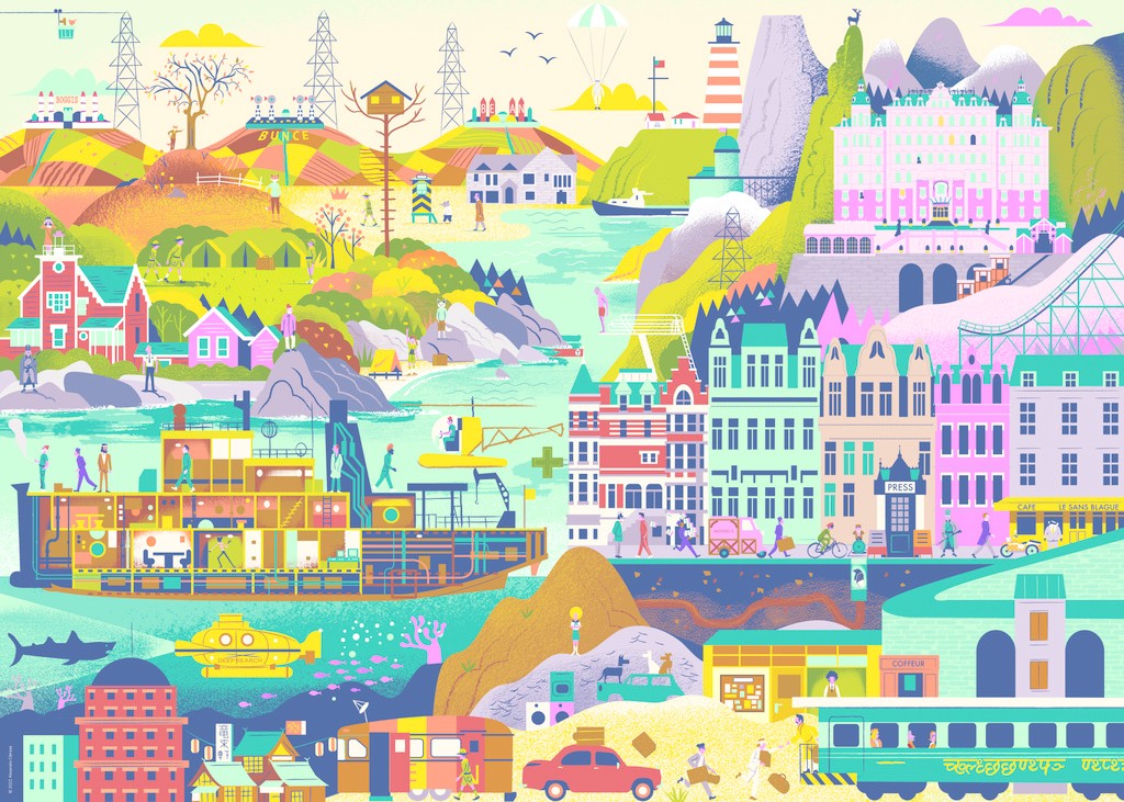 Heye Wes Anderson Films 1000 Teile Puzzle Heye-30020 Heye Wes Anderson Films 1000 Teile Puzzle Heye-30020 von Heye