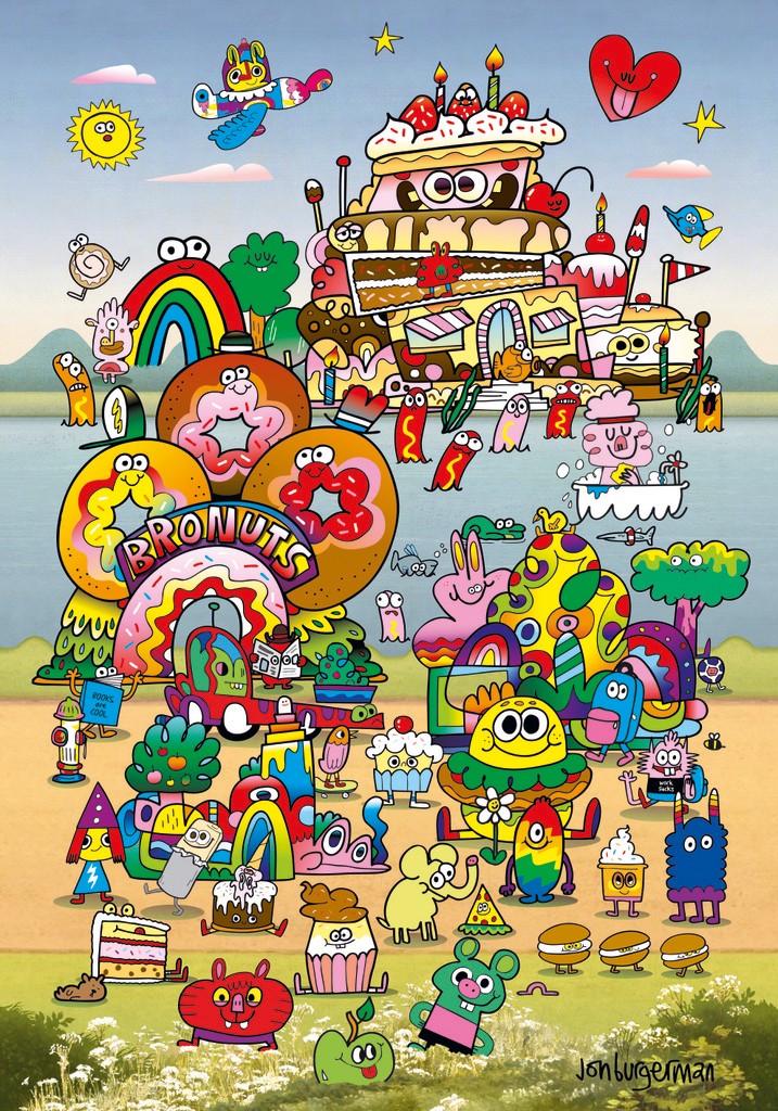 Heye With Jon Burgerman 500 Teile Puzzle Heye-30076 Heye With Jon Burgerman 500 Teile Puzzle Heye-30076 von Heye