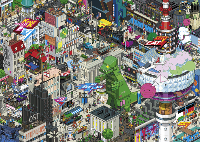 Heye eBoy - Berlin Quest 1000 Teile Puzzle Heye-29915 Heye eBoy - Berlin Quest 1000 Teile Puzzle Heye-29915 von Heye
