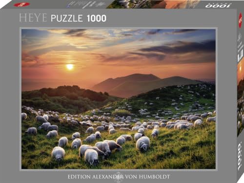Sheep and Volcanoes Puzzle: 1000 Teile von Heye
