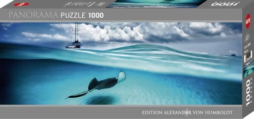 Unbekannt HY29470 KV&H Verlag GmbH Stingray, 1000 Teile Panoramapuzzle Puzzle, Brown von Heye