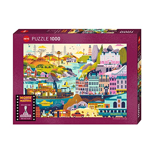 Wes Anderson Films Puzzle 1000 Teile von Heye