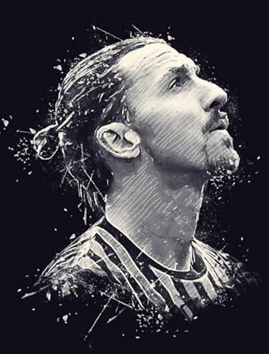1000 Pcs Puzzles,Soccer Player Ibrahimovics Picture,Erwachsene Stressabbau Spiel Kunst Bild,Puzzle Spielzeug Für Kinder Ya200Qn von HfmQuisutron