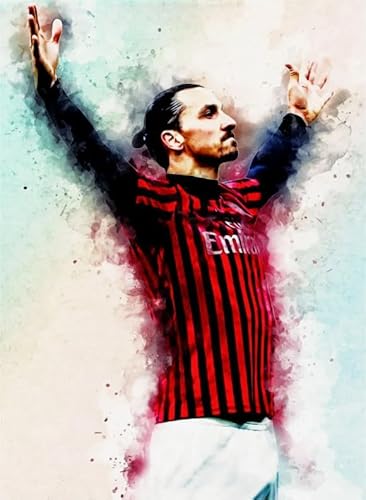 1000 Pcs Puzzles,Soccer Player Ibrahimovics Picture,Erwachsene Stressabbau Spiel Kunst Bild,Puzzle Spielzeug Für Kinder Ya201Qn von HfmQuisutron