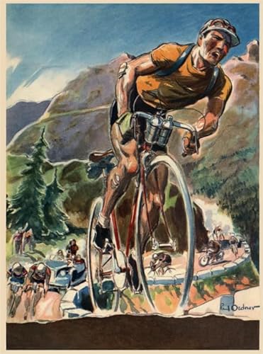 1000 Teile,Vintage Bicycless Poster,Children's Educational Toys,Familie Stress Reduction Spiels,Erwachsenes Puzzles Herausforderung Spiel Tr89Gf von HfmQuisutron