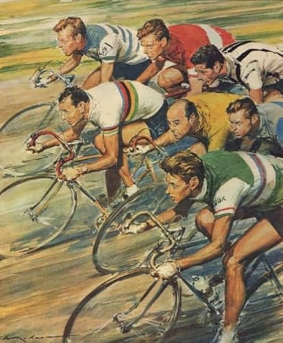 1000 Teile,Vintage Bicycless Poster,Children's Educational Toys,Familie Stress Reduction Spiels,Erwachsenes Puzzles Herausforderung Spiel Tr91Gf von HfmQuisutron