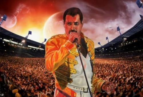 1000 Teile Puzzle,Queen.Band,Colourful Abstrakt Puzzle,Memory Spiels Für Erwachsenes,Familie Stressabbau Spiel Posters Toys Tr185Gf von HfmQuisutron