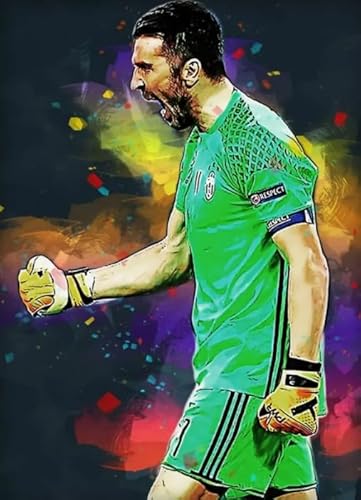 1000 Teile Puzzle,Soccer Buffons Posters Player,Abstrakte Kunst Puzzle,Memory Spiels Für Erwachsenes,Familie Stressabbau Toys Tr93Gf von HfmQuisutron