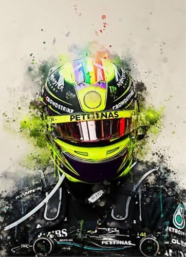 1000 Teile Puzzles,F1 Racing Abstract Art Oil Painting Posters,Erwachsene Puzzle Challenge Spiel,Erwachsene Stressabbau Spiel Kunst Bild Ya413Qn von HfmQuisutron